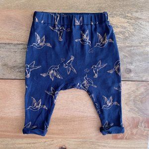 $2 Joe Fresh baby leggings 6-12m baby girl pants blue sweatpants kids